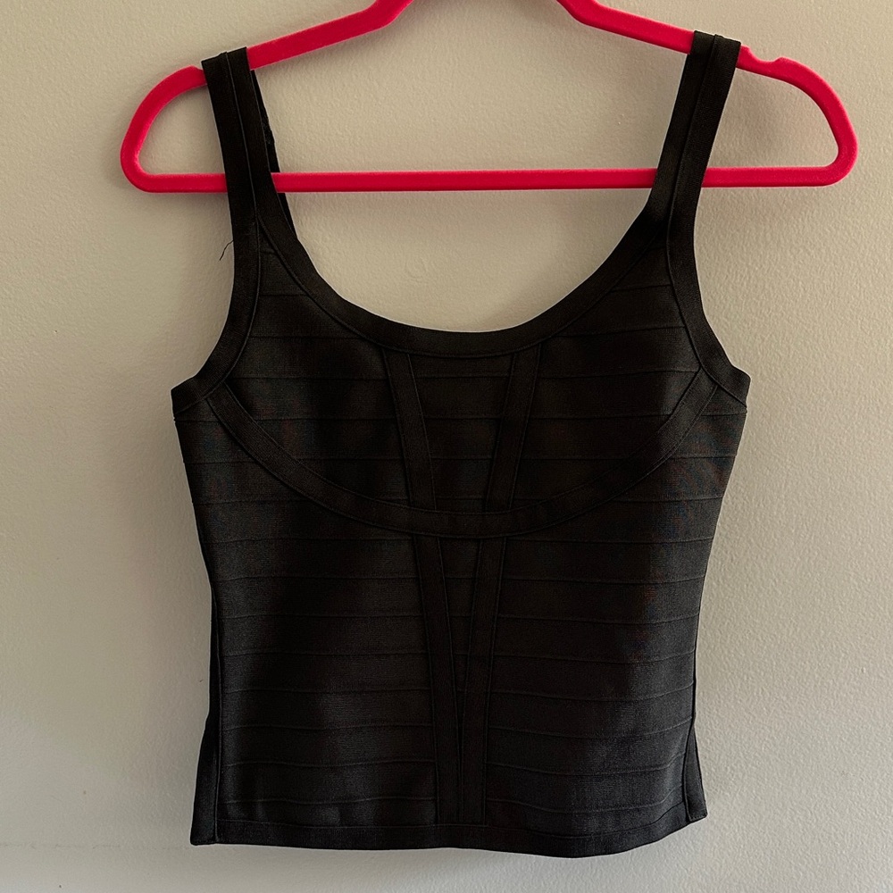 WOW Couture Sleek Black Tank Top